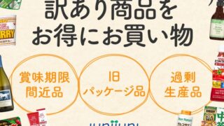 訳あり品をお得にお買い物【junijuni】ロス削減にも貢献できる♪